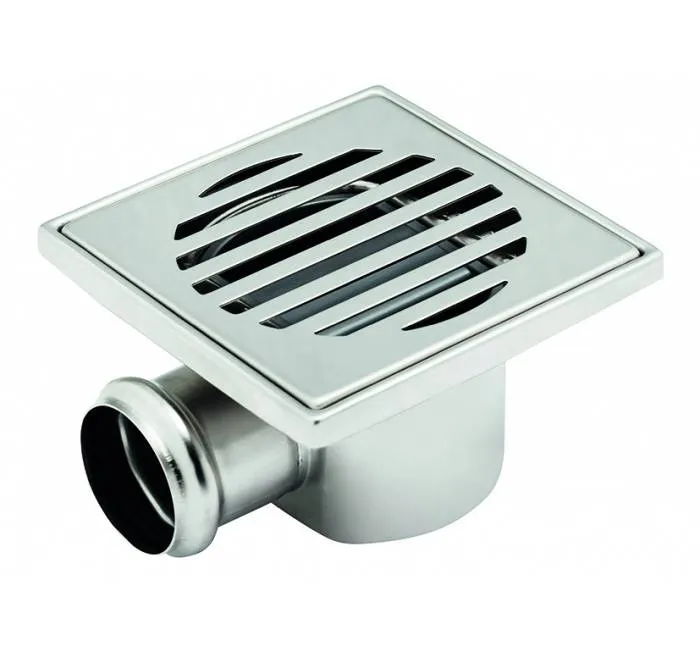 Scurgere din inox cu sifon 15x15