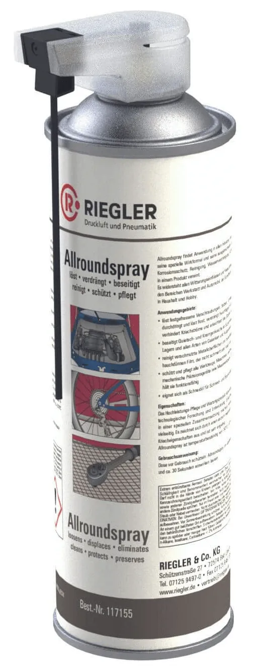 Spray universal cu duza pulverizare pentru lubrifiere, protectie, curatare, conservare, deblocare