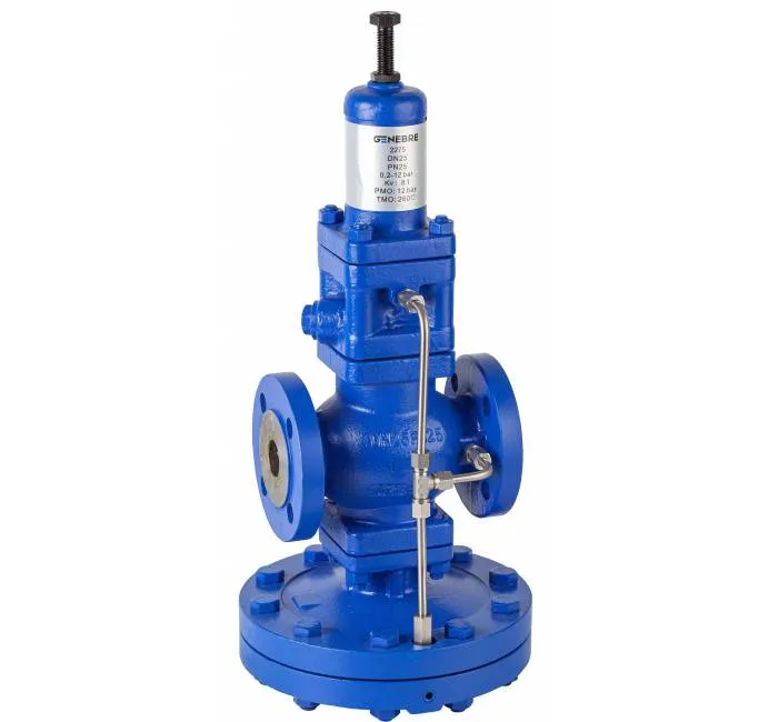Supapa pilotata de reducere presiune, flanse PN 25, pt. abur si aer comprimat