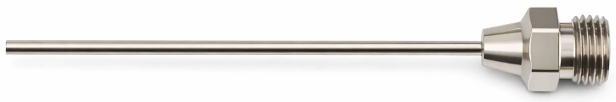 Tija duza cu filet exterior, Ø 2,43 mm, 62 mm