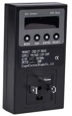 Timer electronic, 110 - 240 V AC/DC, max. 2A
