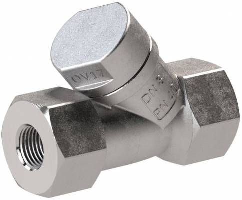 Supapa de sens - varianta unghiulara, inox