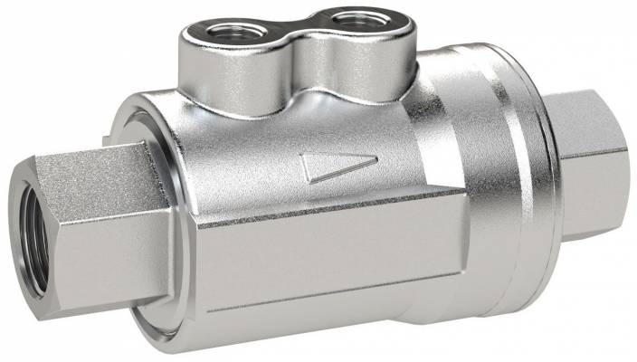 Ventil retinere actionare pneumatica NO, simpla actiune, NBR, RP 1/2&QUOT;