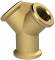 Conector Y cu 3 filete interioare G 3/8&QUOT;, alama