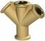 Ramificator cu 4 filete interioare G 3/8&QUOT;, alama