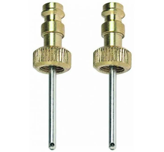 Needle adapters to measure pressure for balancing valve