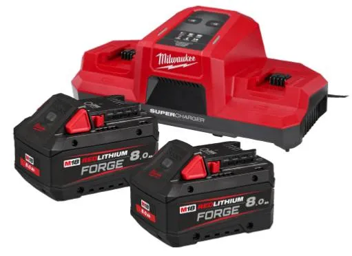 Set de acumulatori si incarcator M18 FORGE 8.0 Ah- M18 FORGENRG