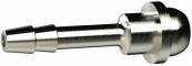 Adaptor furtun 4mm cu conexiune tip bila, pt. piulita G 1/4&QUOT;, alama nichelata