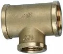 Conector T redus cu filete interioare, din alama