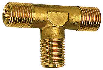 Conector T cu filete exterioare R 1/2&QUOT;, alama