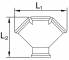 Ramificator cu 4 filete interioare G 3/8&QUOT;, alama