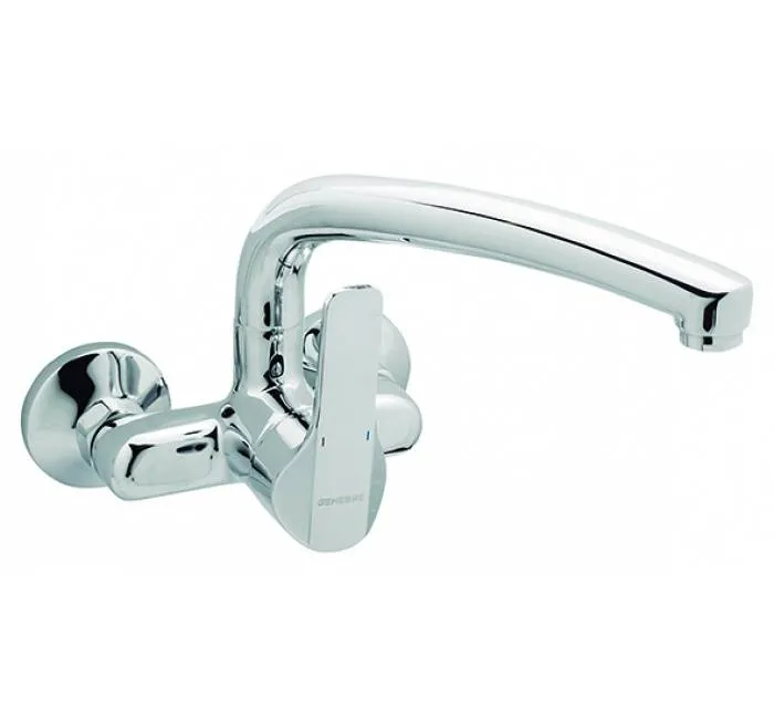 Baterie 11 cm cu mixare pentru bucatarie - montaj perete