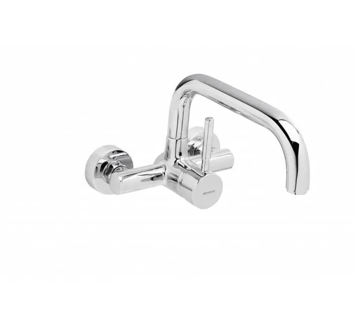Baterie 15 cm cu mixare pentru bucatarie - montaj perete