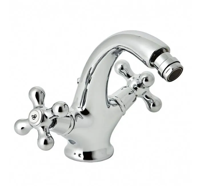 Baterie mixer pentru bideu placata cu crom
