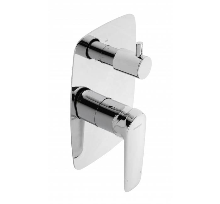 Baterie incastrata 3 pozitii cu divertor ceramic