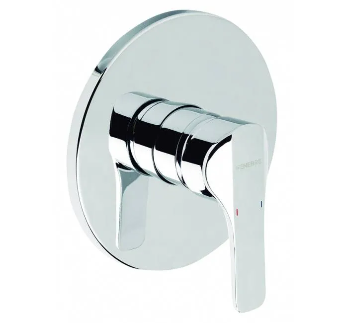 Baterie incastrata cu mixare pentru dus