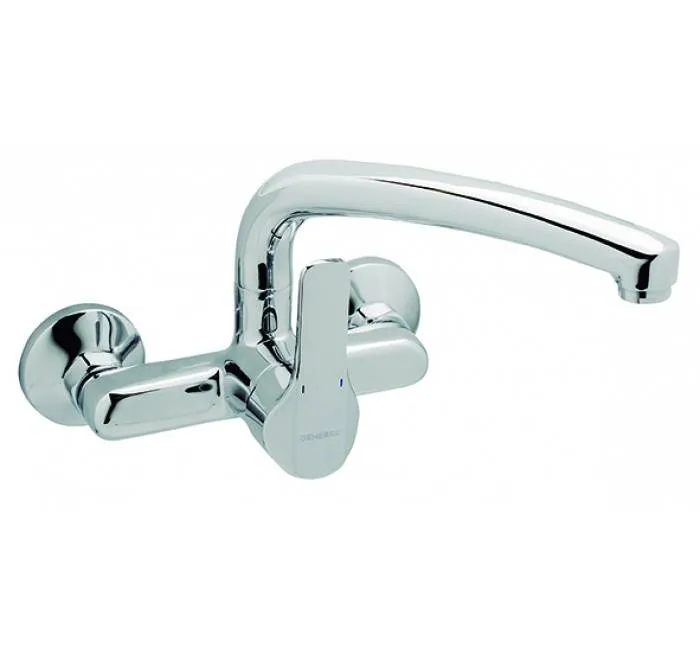 Baterie 15 cm cu mixare pentru bucatarie - montaj perete