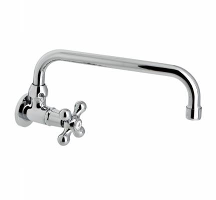 Baterie cu gat 24 cm pentru bucatarie - montaj perete