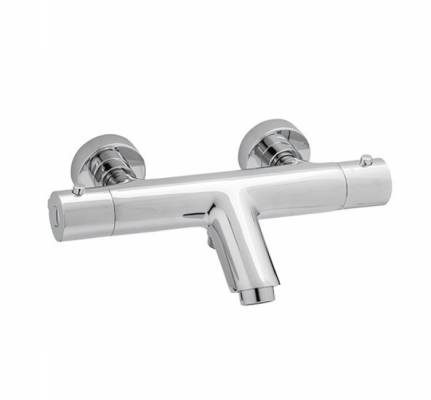 Baterie pentru baie cu termostat si mixer