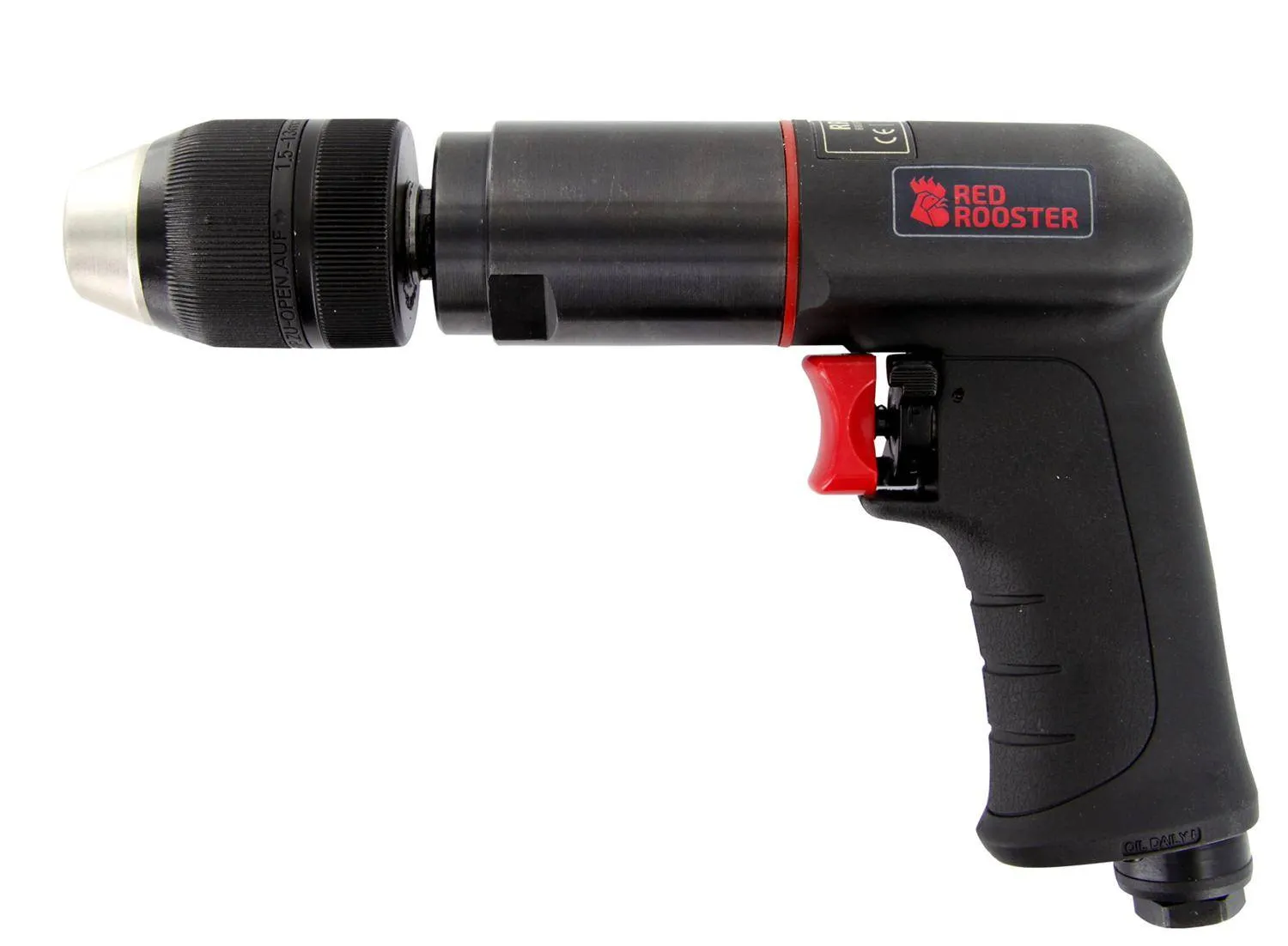Masina de gaurit pneumatica 3/8 x 24UNF - 0,35 kW - 800 rot/min - tip pistol