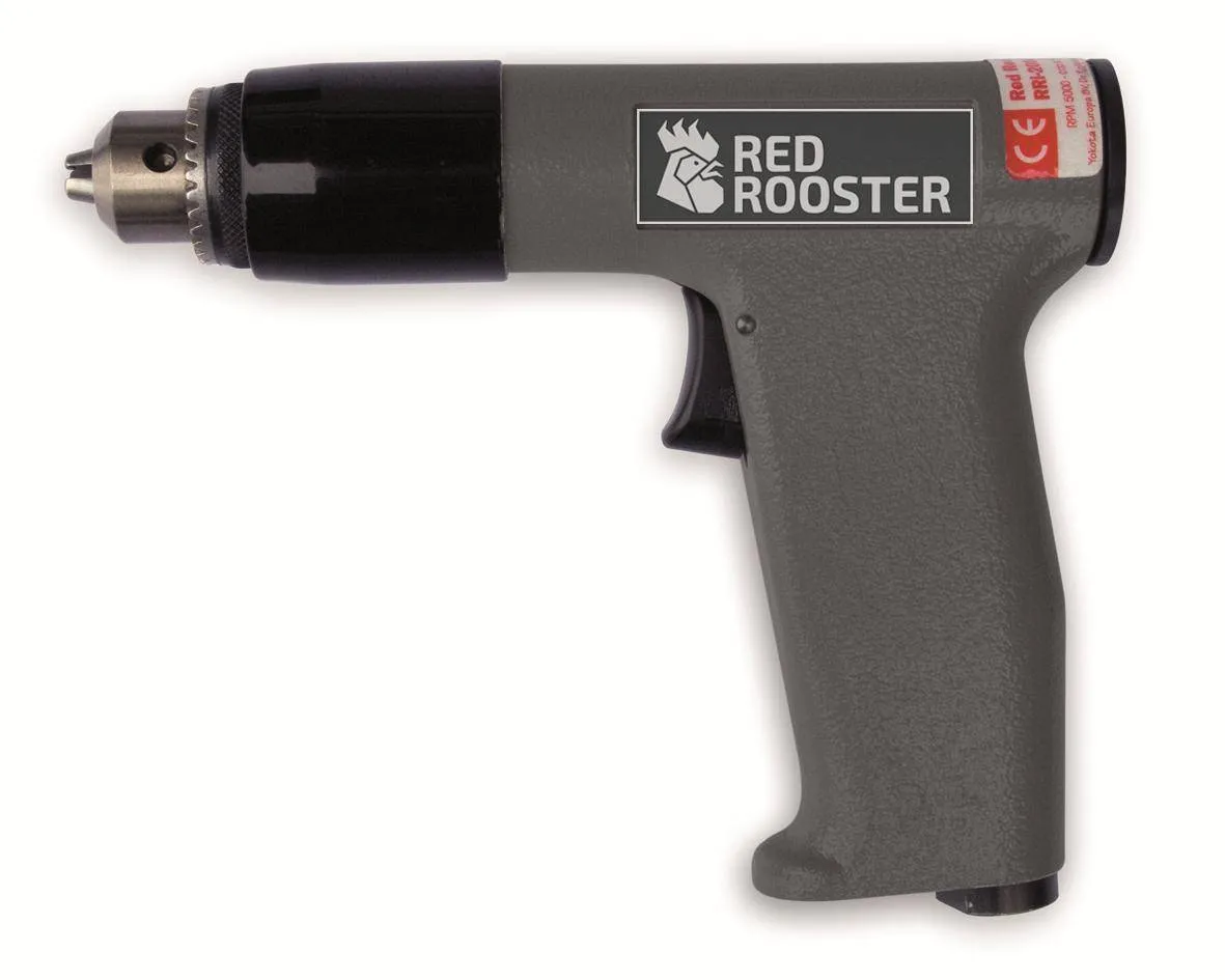 Masina de gaurit pneumatica 3/8 x 24UNF - 0,21 kW - 5000 rot/min - tip pistol