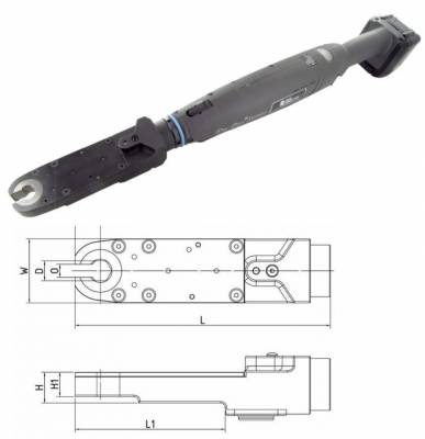 Cheie unghiulara cu cap decalat si baterie SW 14, 18V, 16-38 Nm - shut-off