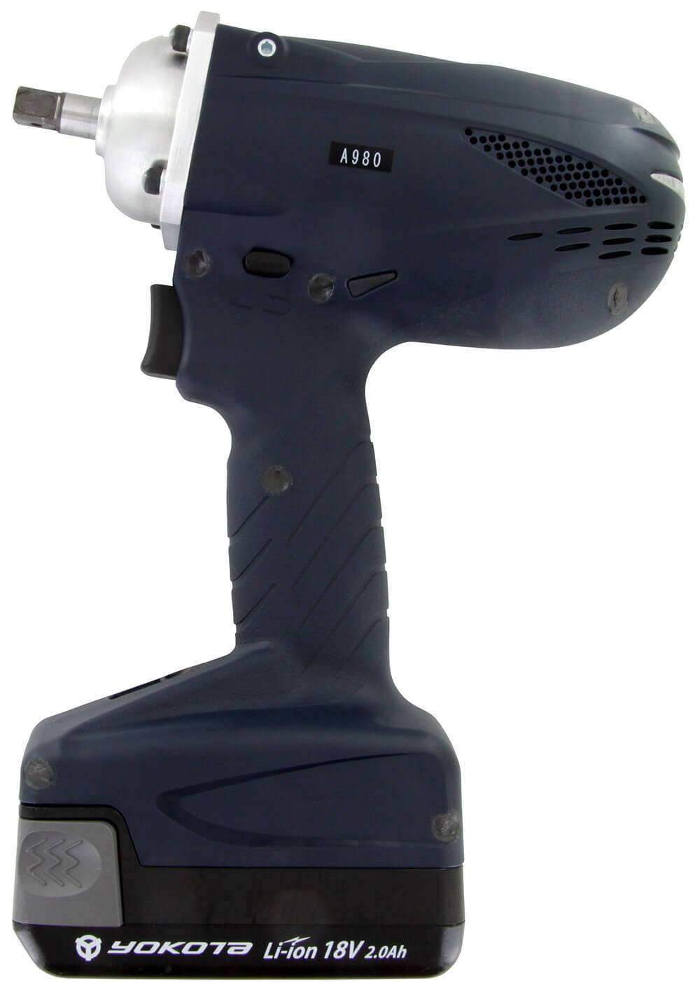 Pistol de insurubat cu impuls si baterie, patrat 3/8&QUOT;, cuplu 45-65 Nm, 1200-3000 rot/min