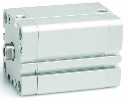 Cilindru compact UNITOP simpla actiune magnetic, tija filet exterior - arc frontal