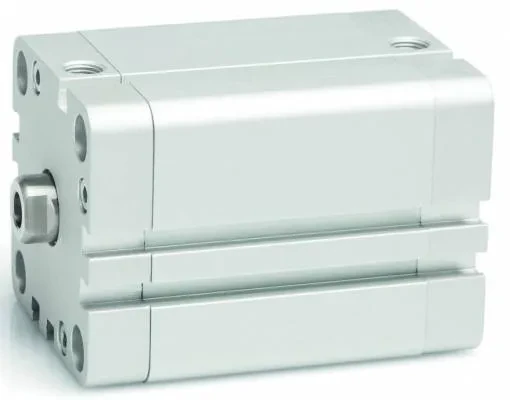 Cilindru compact UNITOP simpla actiune magnetic, tija filet interior - arc frontal