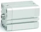 Cilindru compact UNITOP simpla actiune magnetic, tija filet exterior - arc frontal