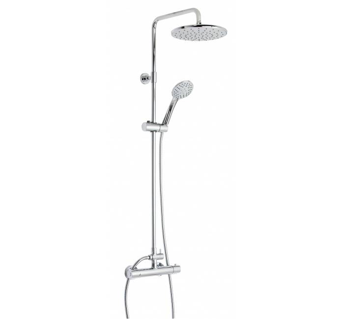 Coloana dus fix cu termostat si kit