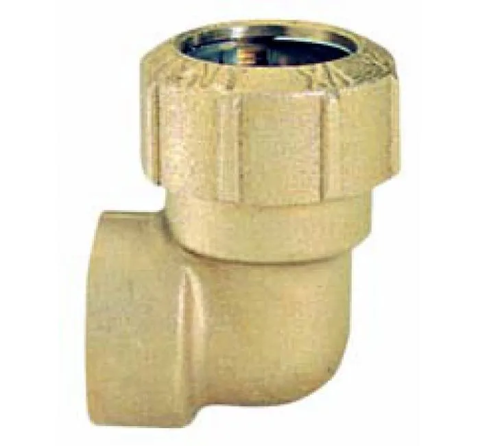 Conector L pentru teava cu filet interior