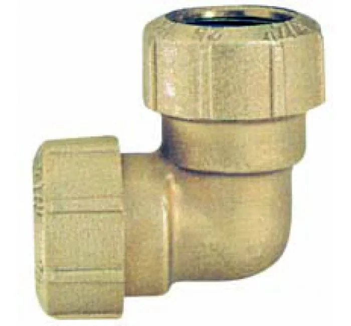 L elbow compression connector