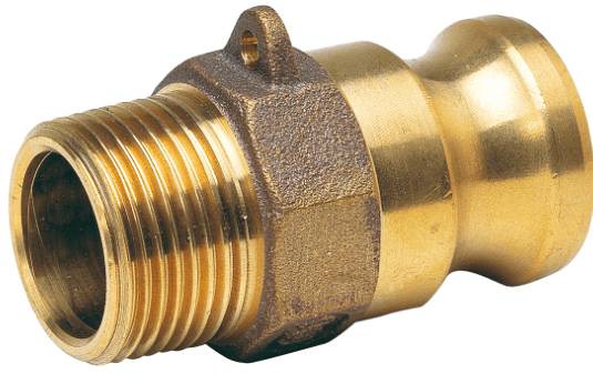 Conector KAMLOK din alama, cu filet exterior Rp 1&QUOT;, tip F