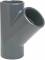 Conector T 45°, conexiuni prin lipire, 32 mm, PVC-U