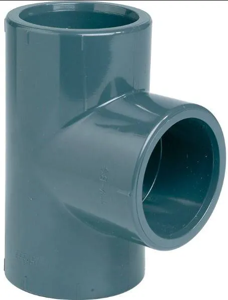 Conector T egal 90°, conexiuni prin lipire, PVC-U