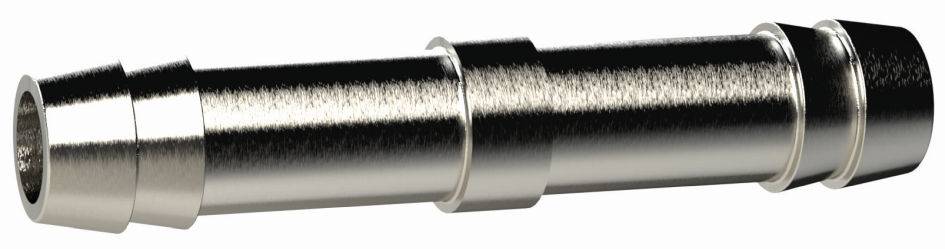 Conector drept 25mm, din alama nichelata