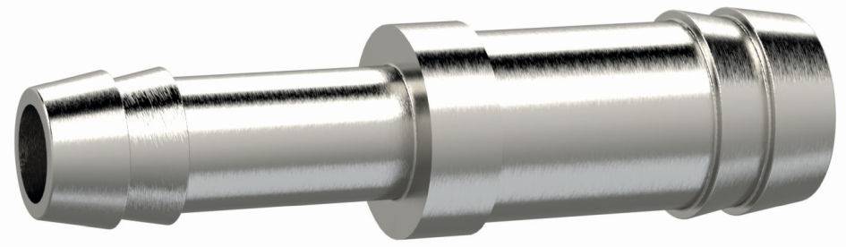 Conector drept 6mm-9mm, din alama nichelata