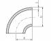Cot teava tip 3, P235GH-TC1 otel negru, fara sudura, EN 10253 Tip A (DIN 2605)