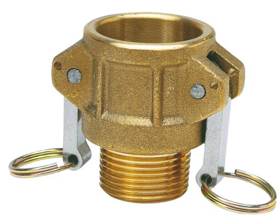 Cupla KAMLOK din alama, cu filet exterior, tip B