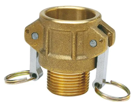 Cupla KAMLOK din alama, cu filet exterior, tip B