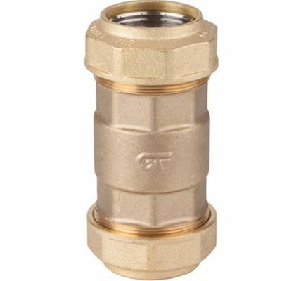 Cupla dreapta pentru tub PE32xPE32, cu supapa, max. 16