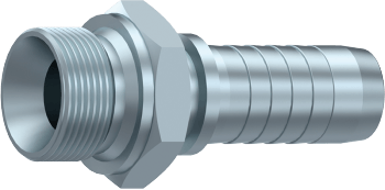 Cupla dreapta cu filet exterior  2&QUOT; BSP, furtun DN 2&QUOT;, con 60°