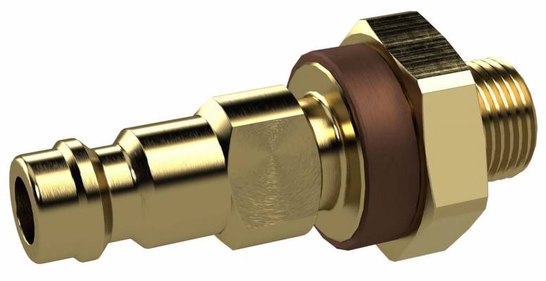 Cupla rapida tata ne-interschimbabila cu filet exterior G 1/4&QUOT;, maro, DN 5