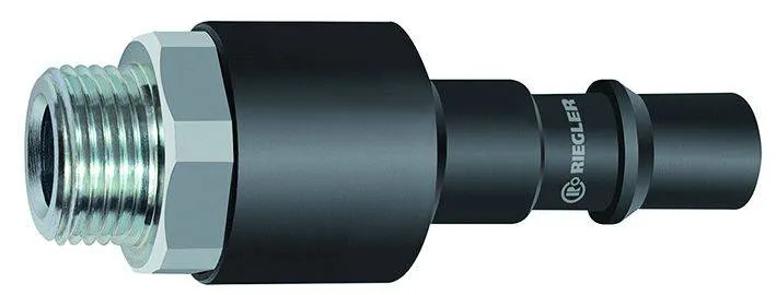 Cupla cu supapa de siguranta DN 11 cu filet exterior,  ISO 6150 C