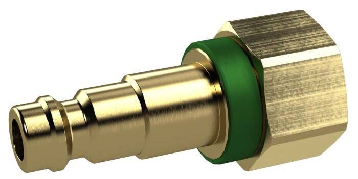 Cupla rapida tata ne-interschimbabila cu filet interior G 1/4&QUOT;, verde, DN 5