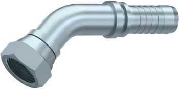 Cupla rotativa 45° cu filet interior BSP, con 60°