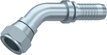 Cupla rotativa 45° cu filet interior JIC 37° 1/2&QUOT;-20h UNF, furtun DN 1/4&QUOT;