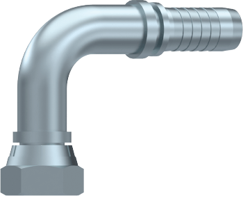 Cupla rotativa 90° cu filet interior 3/8&QUOT; BSP, furtun DN 3/8&QUOT;, con 60°