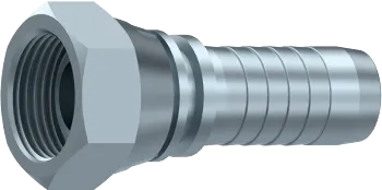 Cupla rotativa dreapta cu filet interior BSP, con 60°, cu oring